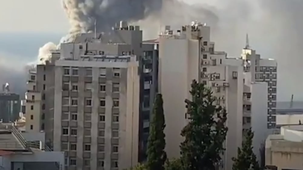 Huge explosion rocks Beirut