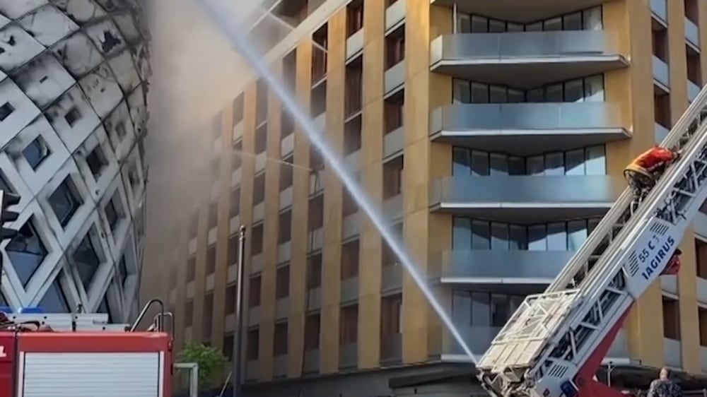 Major fire breaks out in Beirut building