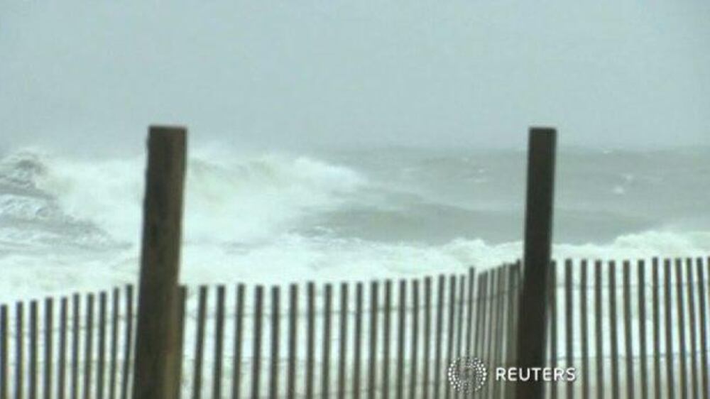 Video: Sandy floods Norfolk