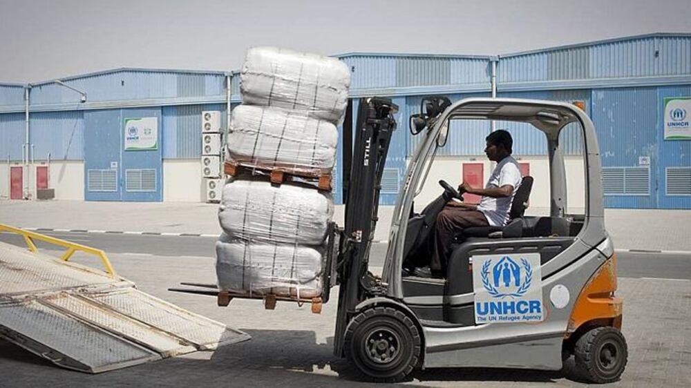 Video: UNHCR sends aid to Syria from the UAE