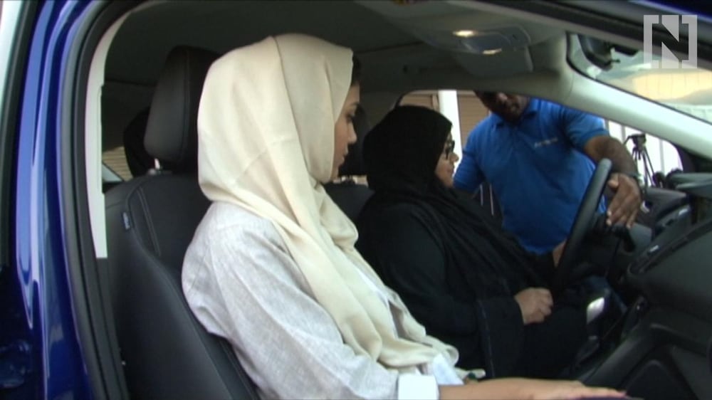 Saudi women take driving lessons in Jeddah