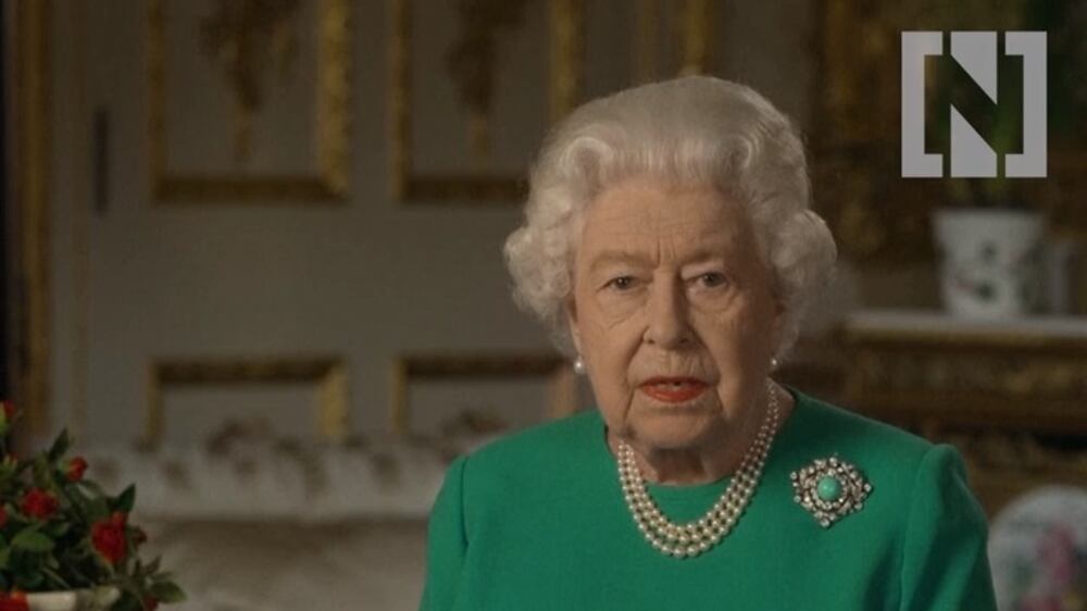 UK queen hails front line workers in address to nation
