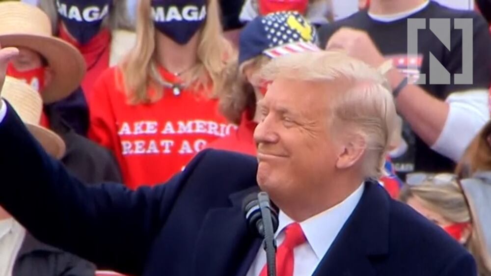 Donald Trump predicts electoral victory at Pennsylvania rally