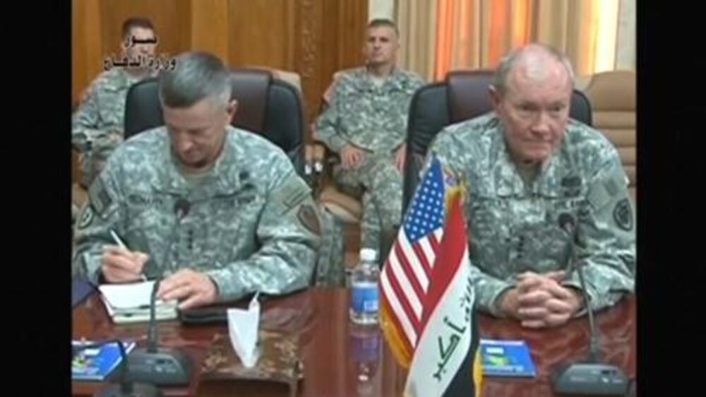 Top US general says battle with IS starting to turn - video