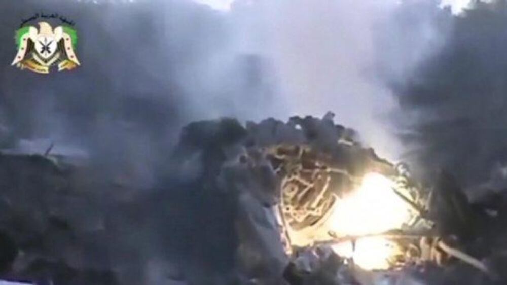 Video: Footage appears to show Turkey shooting down Syrian helicopter
