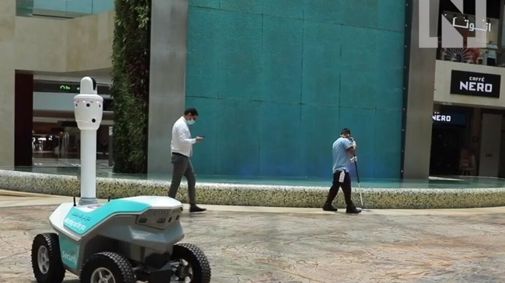 Robots check for Covid-19 at Abu Dhabi's Yas Mall