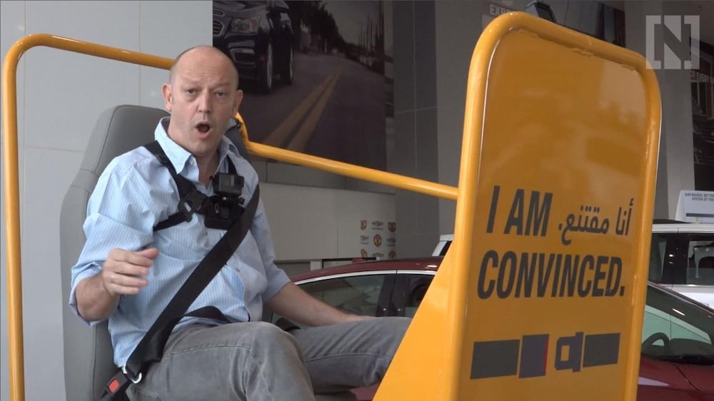 Seat belt education geared toward students and taxi drivers