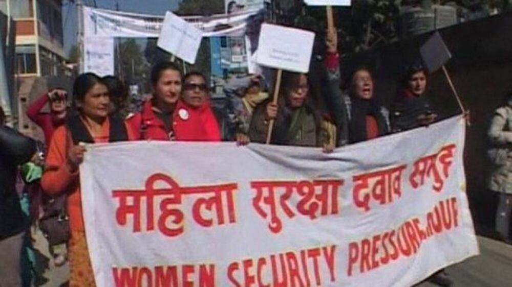 Video: India rape sparks Nepal protests
