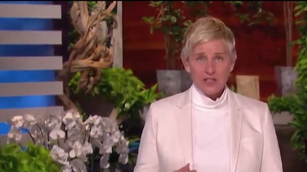 Ellen DeGeneres apology