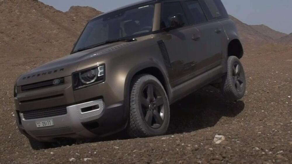 Test-driving the new Land Rover Defender in Dubai’s desert