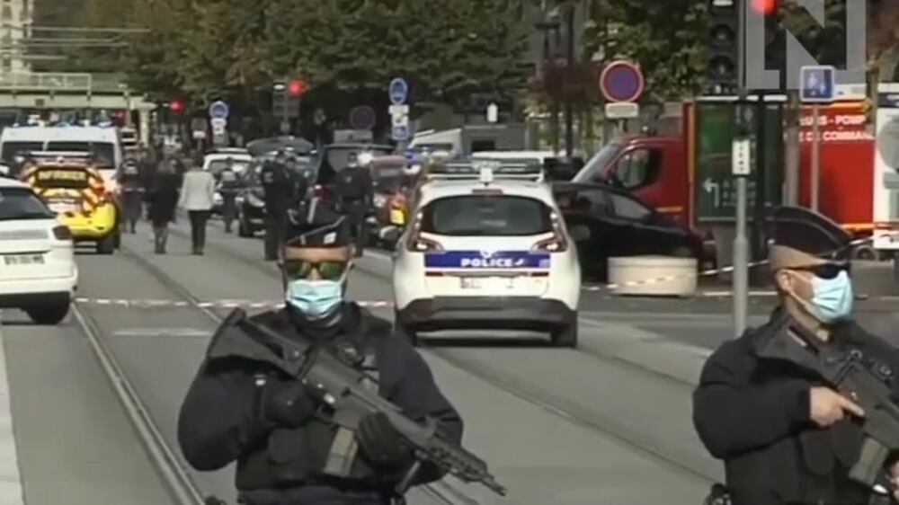Suspected terrorist attack sees three killed in French city