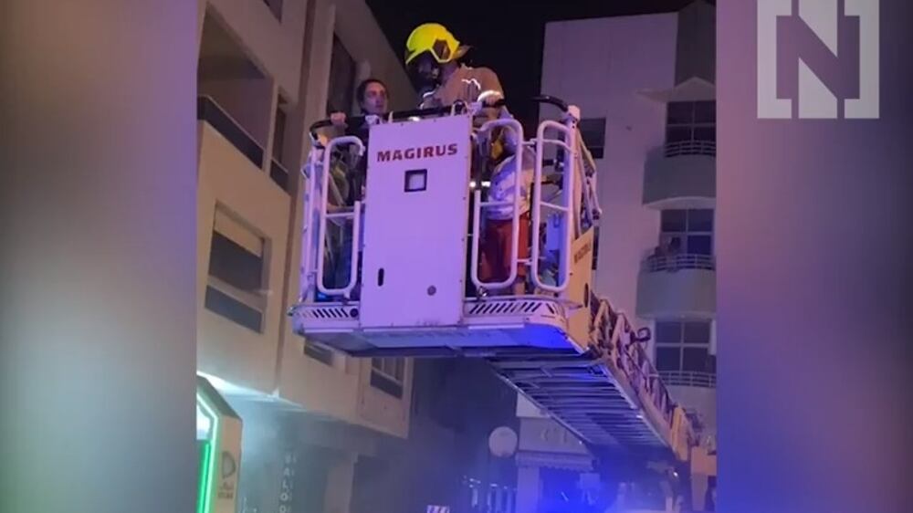Fire breaks out in Dubai residential building