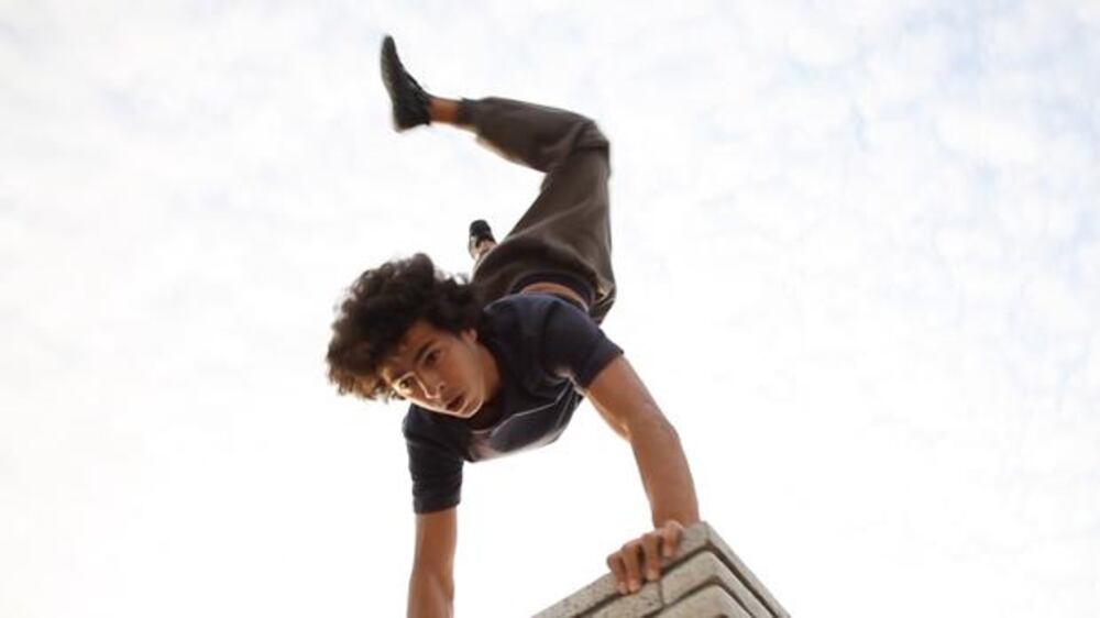 Video: Flips, jumps and stunts with UAE Parkour