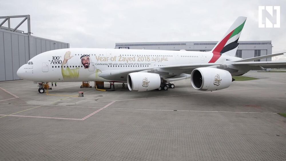 Emirates receives its 100th A380