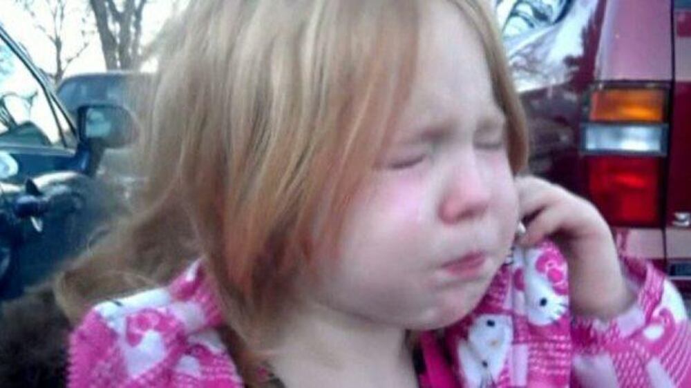 Video: Election-weary toddler sobs her way to internet fame