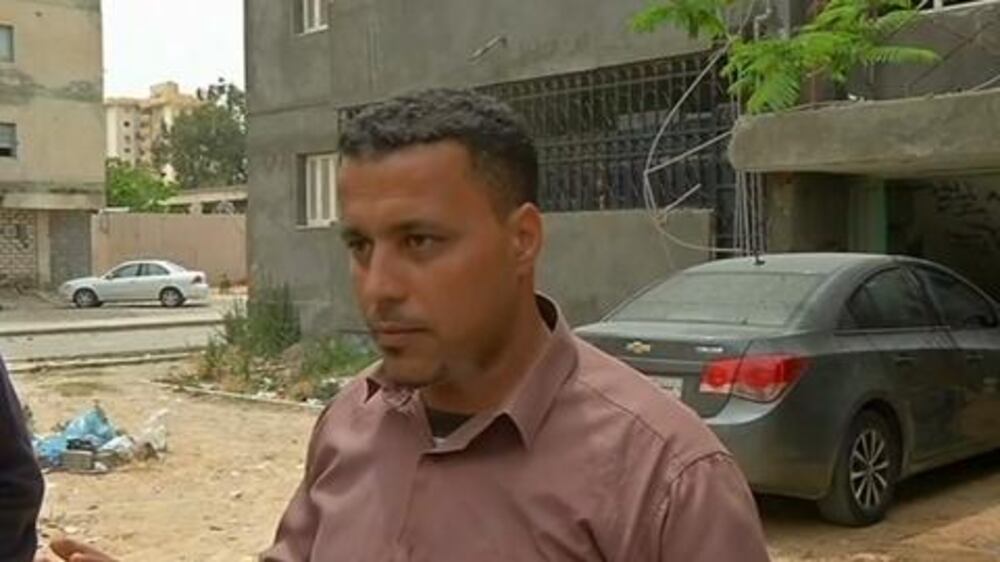 Video: Riddled with bullets in Tripoli.