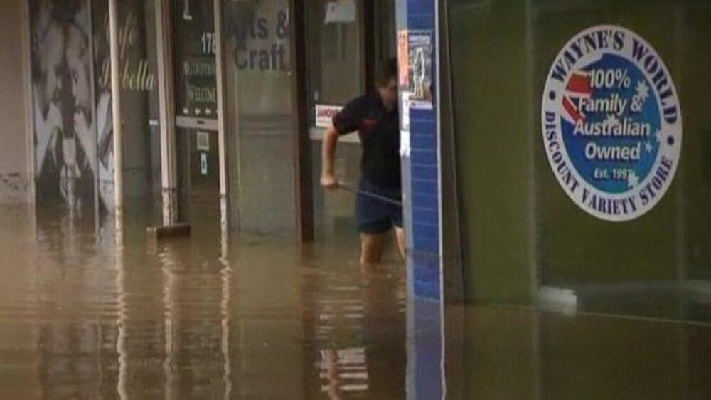 Video: Australian town hit by second flood in a month