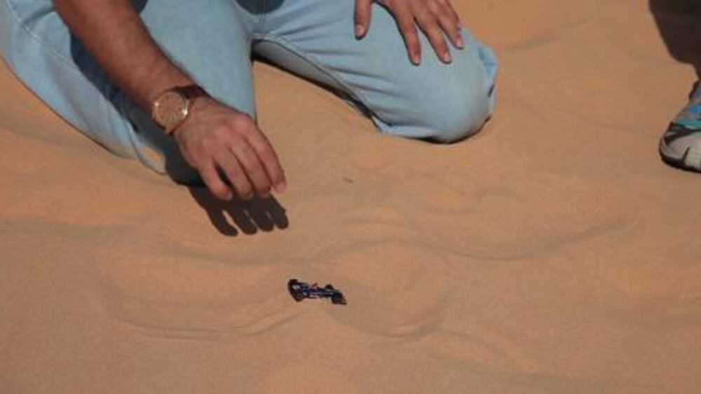 Dune-bashing with Mark Webber