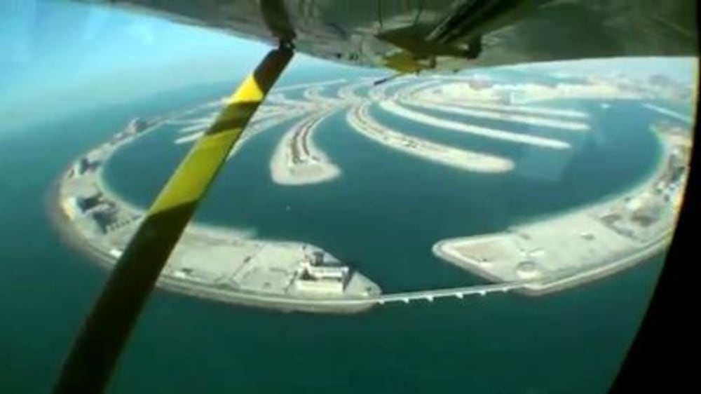 Injured British soldiers take to the skies in Dubai.