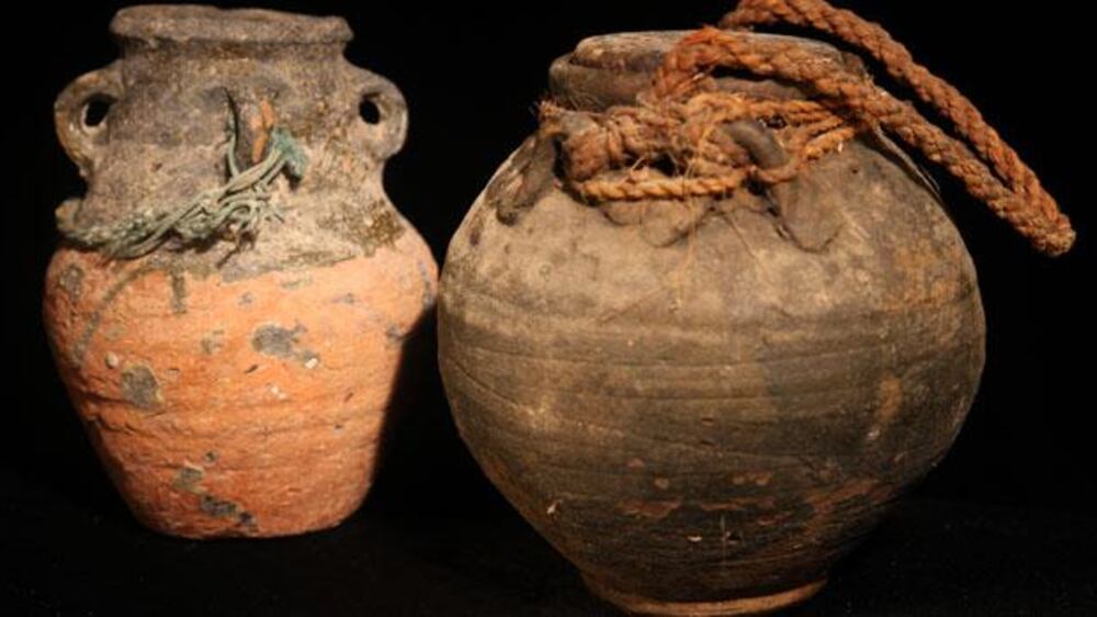 Object 17. Two clay pots - date unknown