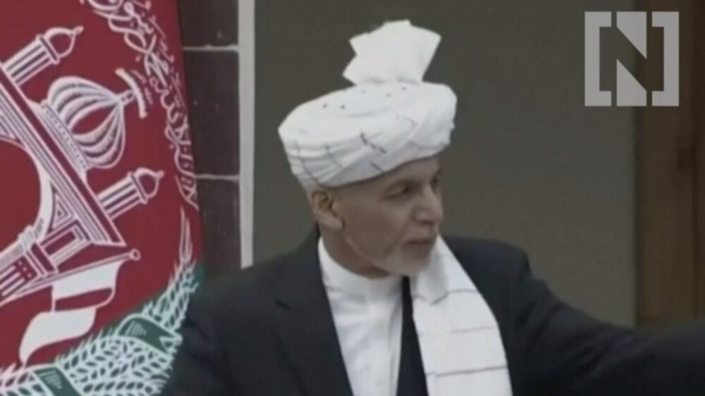 Ashraf Ghani unfazed by rocket fire