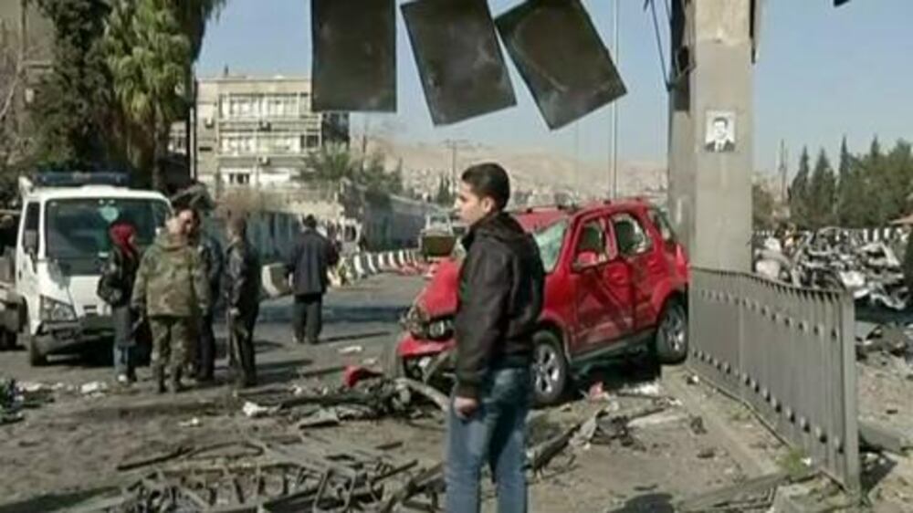 Video: Car bomb kills at least 50 in central Damascus