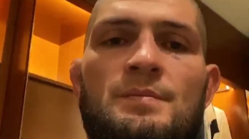 Khabib Nurmagomedov speaks ahead of UFC 254 clash