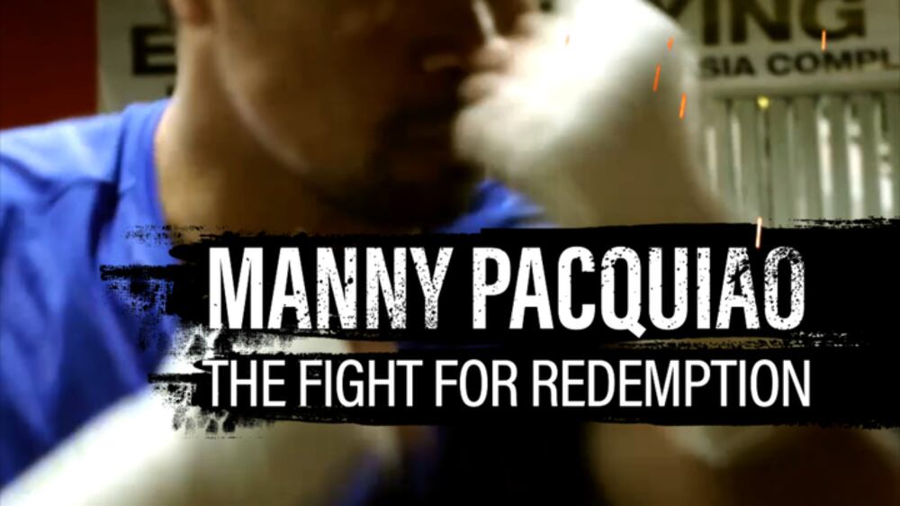 Manny Pacquio fights for redemption