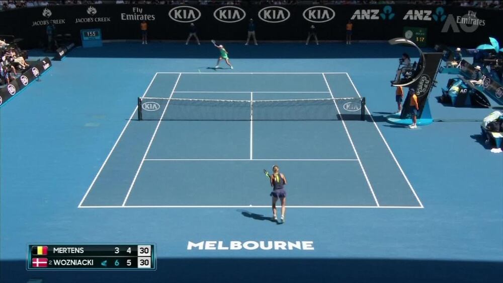 Wozniacki reaches her first Australian Open final