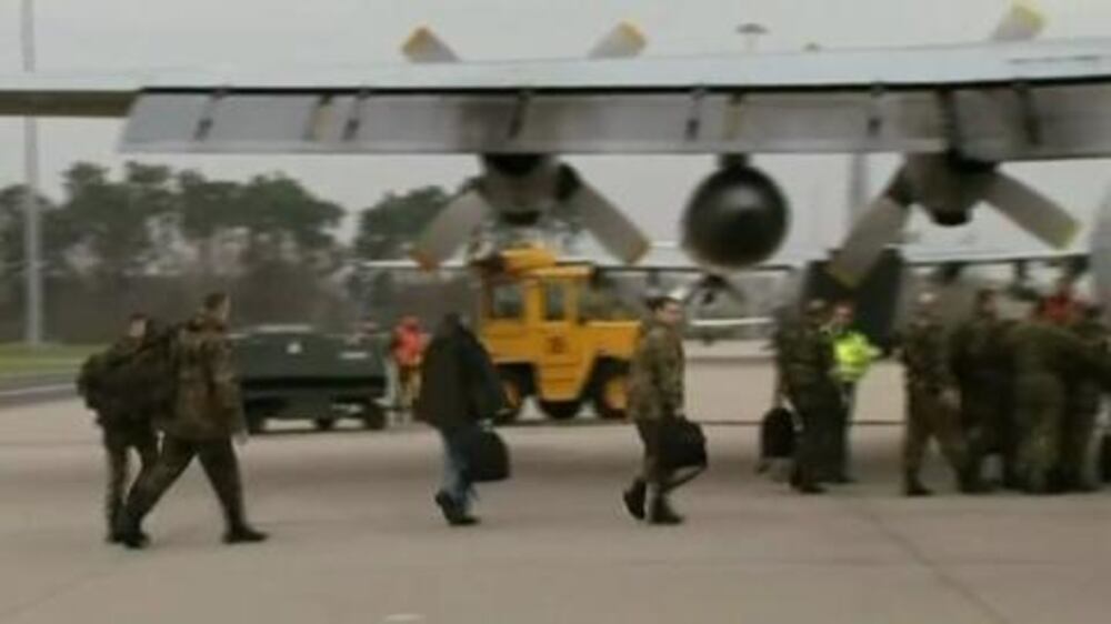 Video: Patriot missiles en route to Turkey