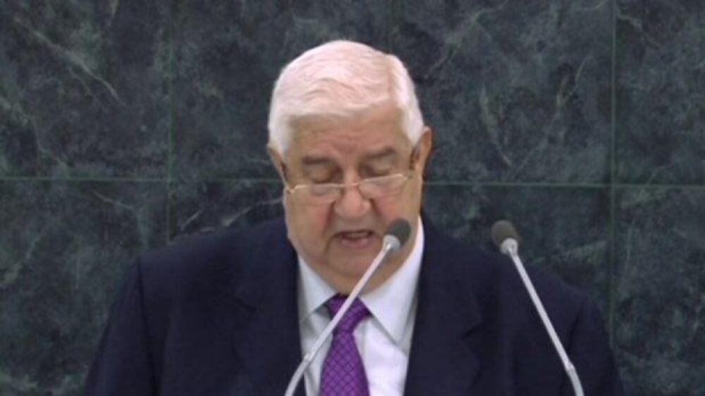 Video: Syrian FM likens fighting inside his country to 9/11 attacks