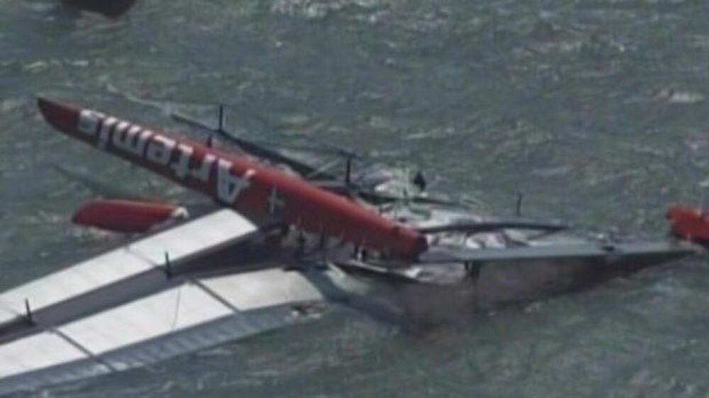 Video: America's Cup training accident leaves one dead