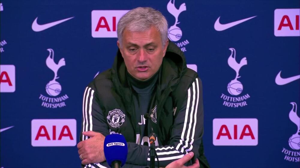 Jose Mourinho not happy with Man United's defensive mistakes