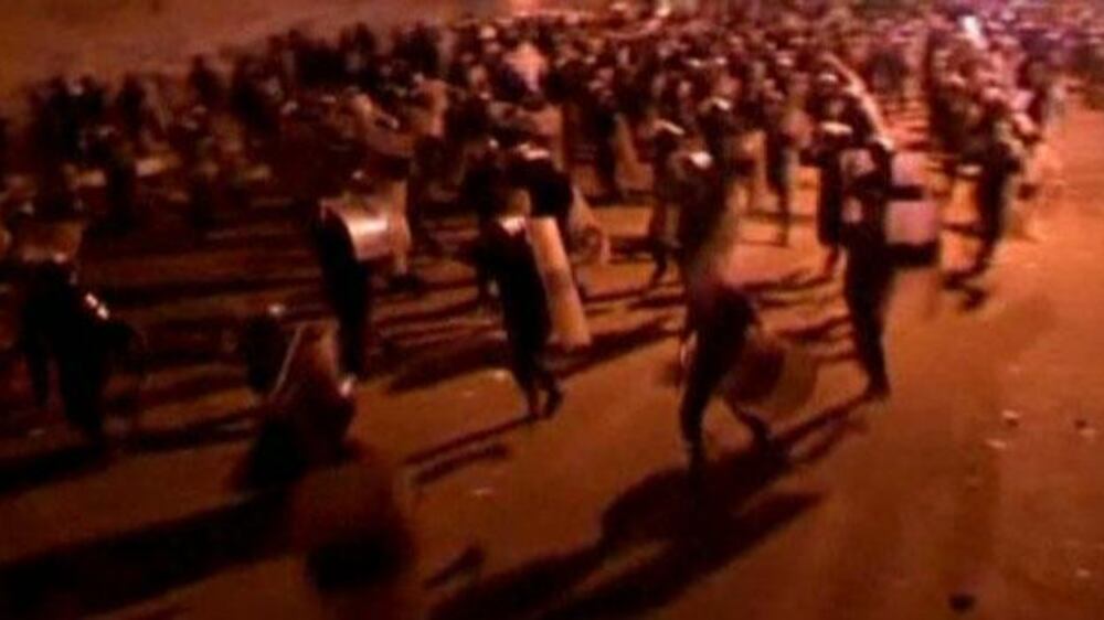Video: Clashes near US embassy in Egypt