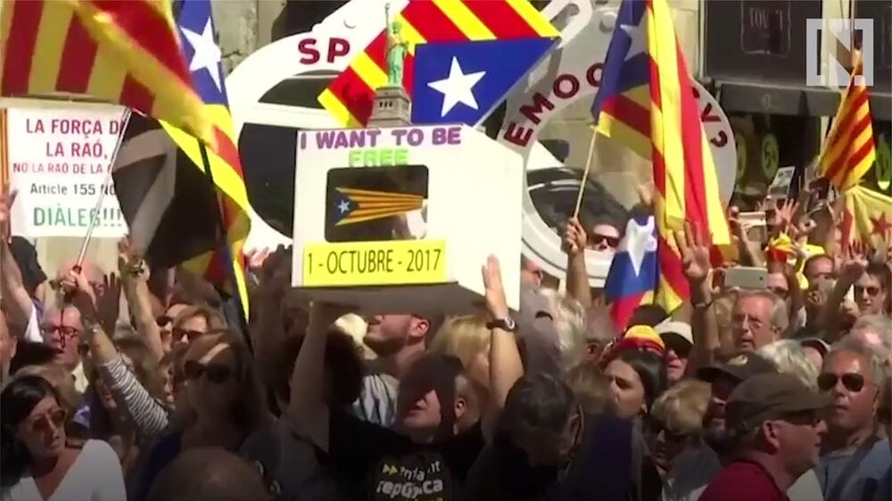 Catalans vote in referendum 