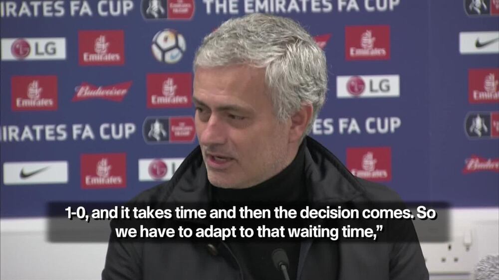 Mourinho's thoughts on VAR