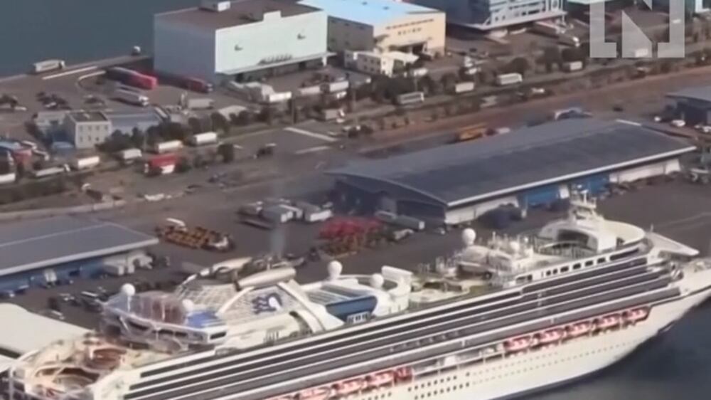 Coronavirus cruise ship passengers disembark