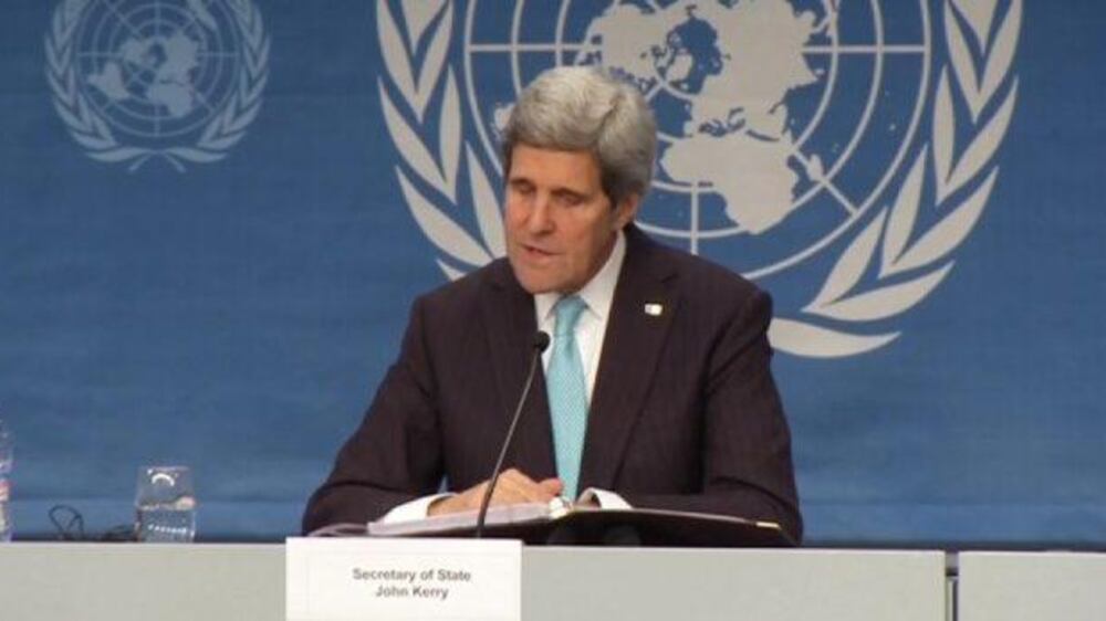 Video: 'This needs to be about empowering all of the Syrian people' - Kerry