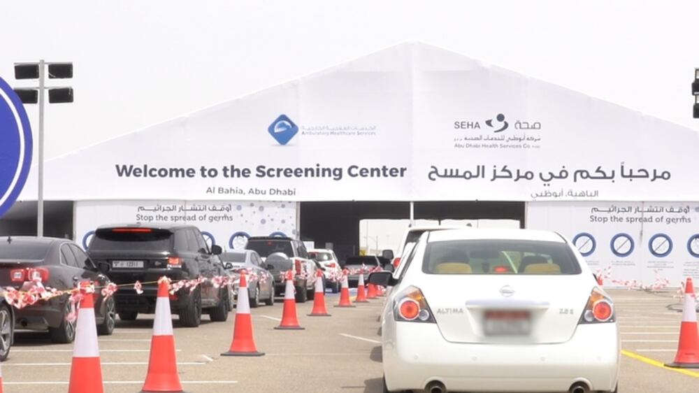 UAE's covid-19 drive-through testing sites fully operational