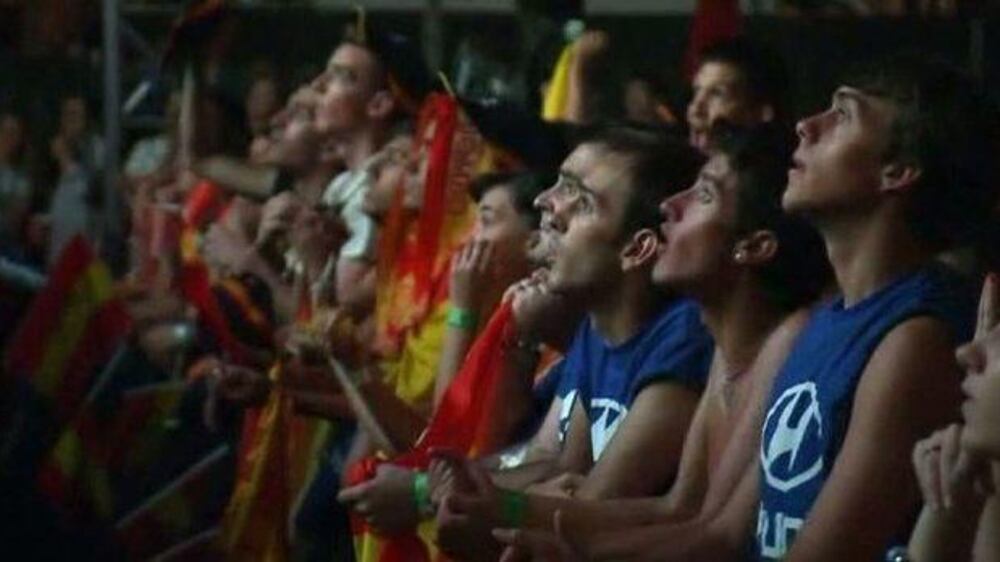 Video: Spain v Portugal jubilation and despair