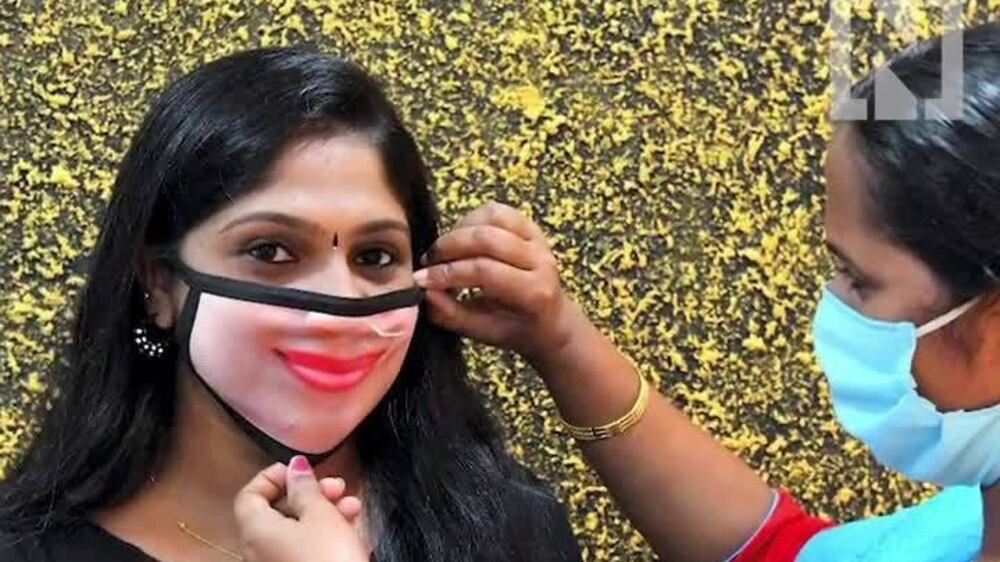 Indian shop prints your photo on your face mask