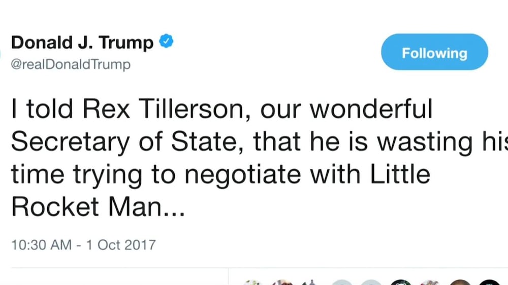 Trump sacks Tillerson