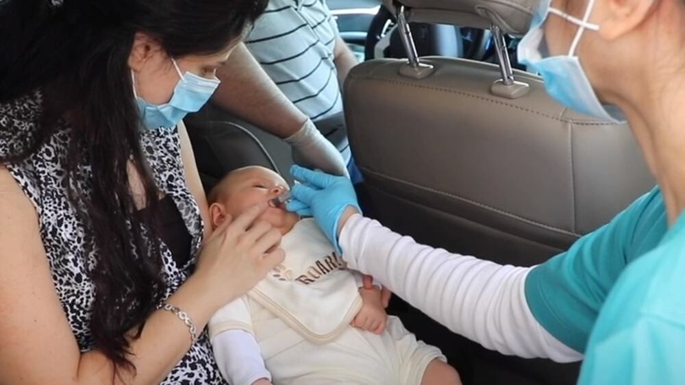 Abu Dhabi launches drive-through vaccinations for children