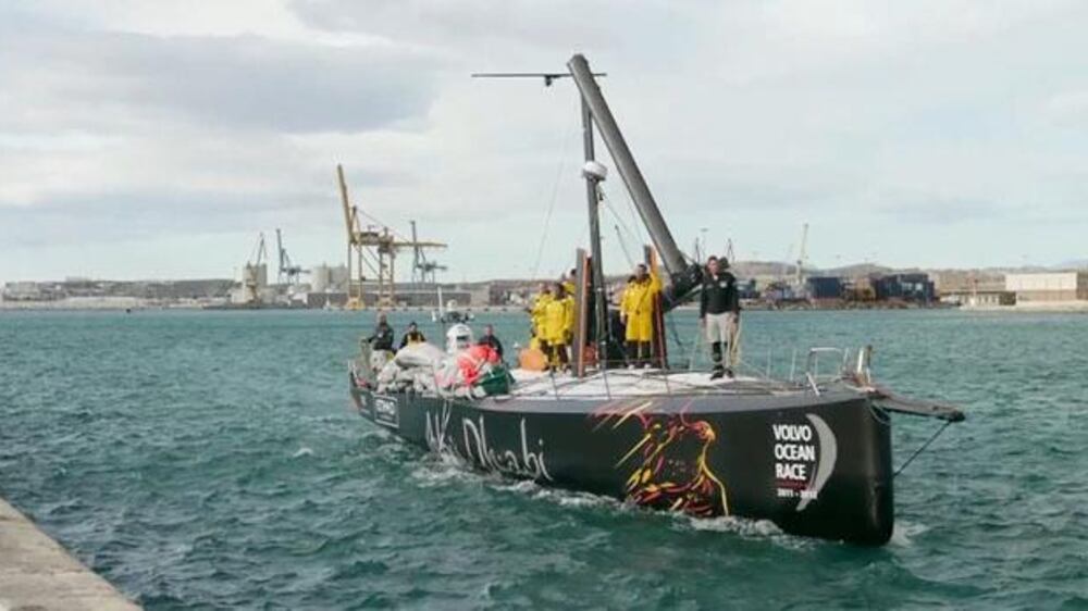 Video: Tearful Abu Dhabi crew forced to turn back in Volvo boat race