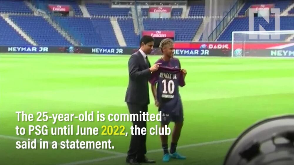 PSG welcome Neymar