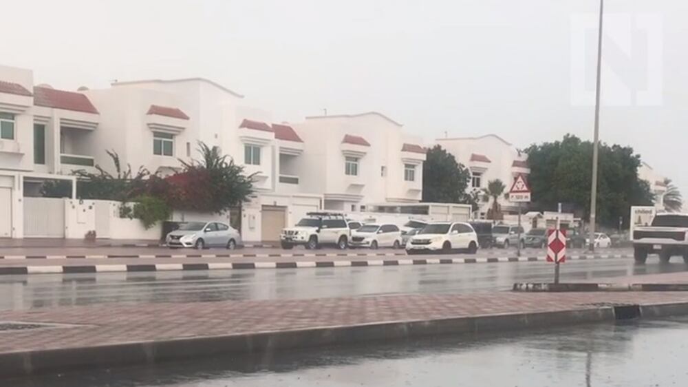 Heavy rain and strong winds lash UAE