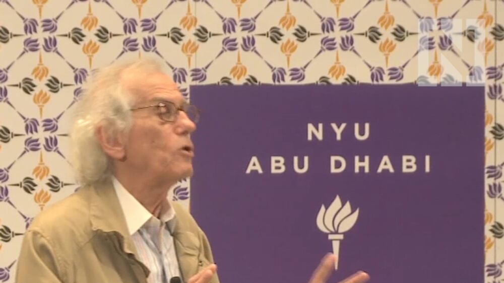 Christo discusses unbuilt UAE project at NYU Abu Dhabi