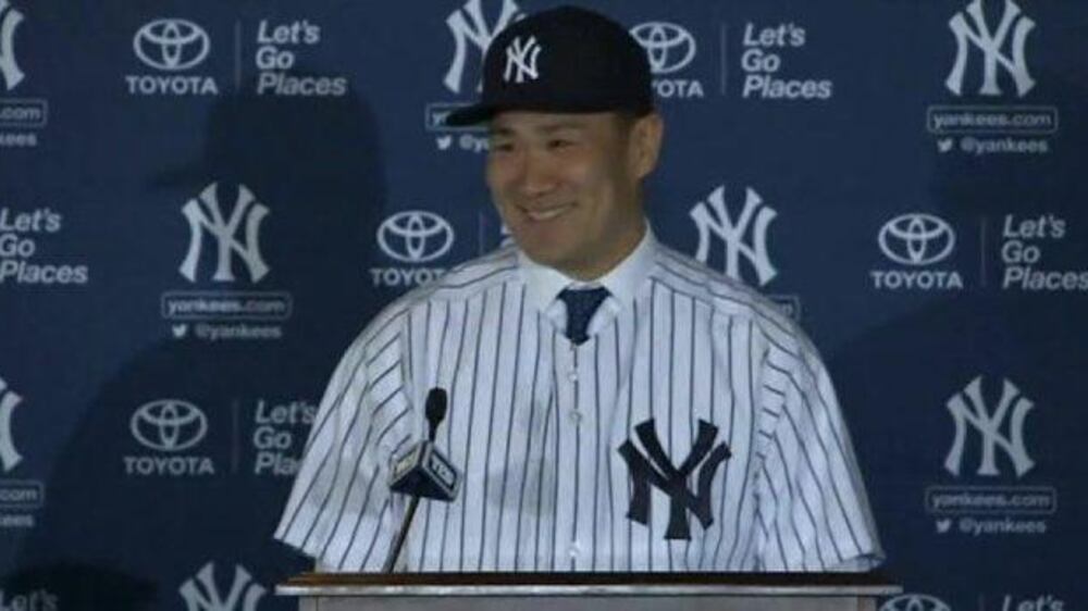 Video: New York Yankees welcome Japan's Masahiro Tanaka