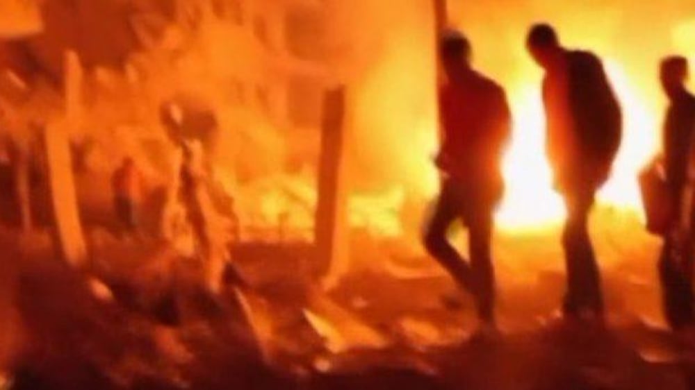 Video: The flames of war in Homs