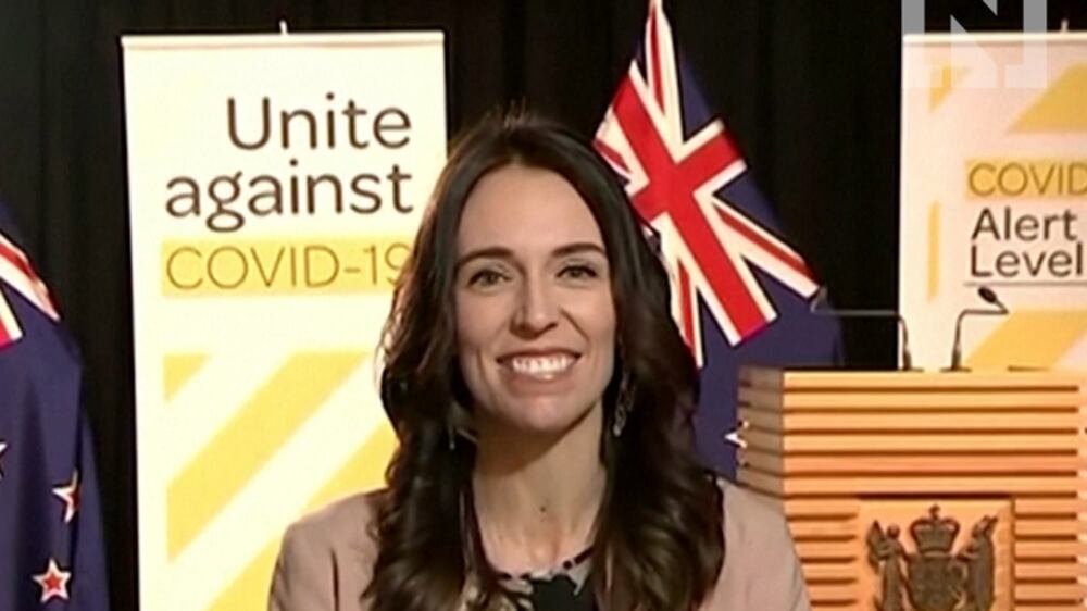 Jacinda Ardern stays calm as earthquake strikes during live TV interview